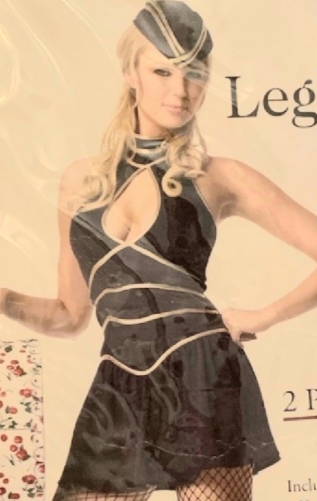 Leg Avenue Sexy Stewardess Costume. M-L